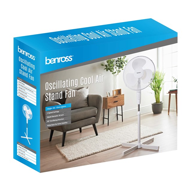 Benross 16" Fan on a Stand | 43930