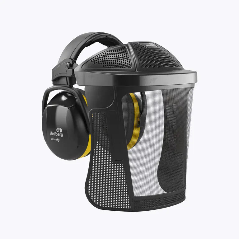Snickers Hellberg Secure 2 Nylon Visor Mesh and Ear Defender Combination | 44202-001
