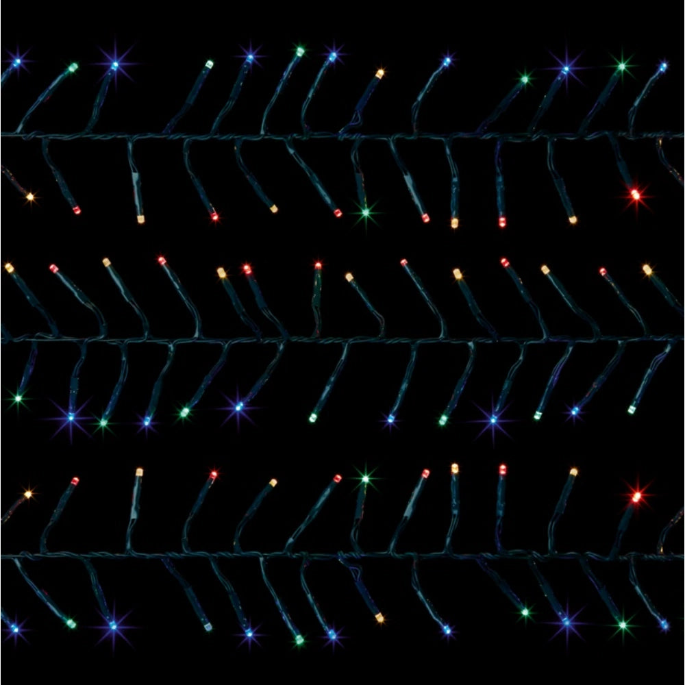 Premier 5000 Multi-Action LED Cluster Christmas Lights - Multi-Coloured | LV232605M