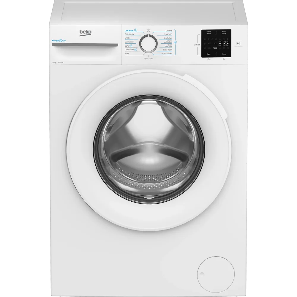 Beko 9kg 1400 Spin EnergySpin Washing Machine - White | BM3WT3941W