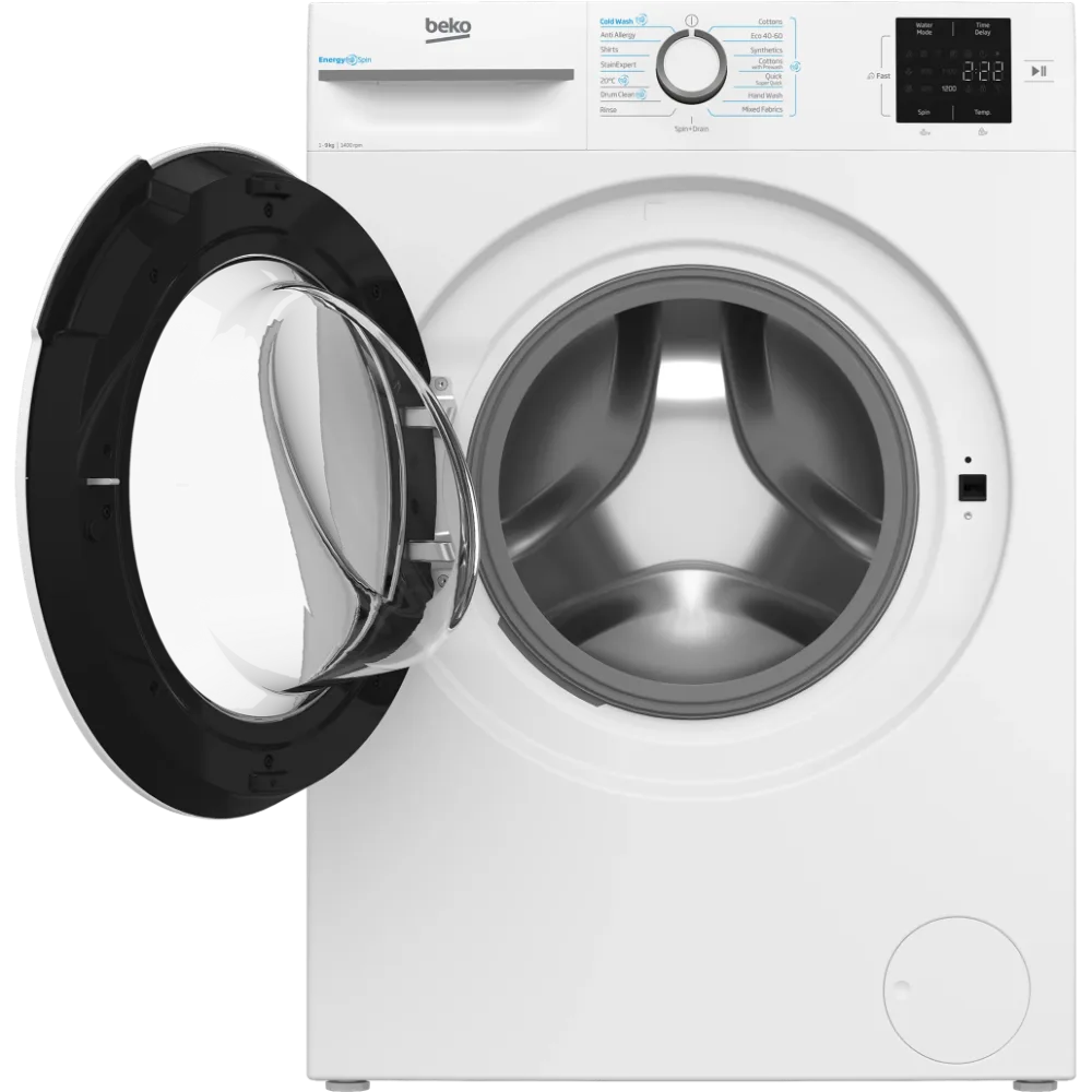 Beko 9kg 1400 Spin EnergySpin Washing Machine - White | BM3WT3941W