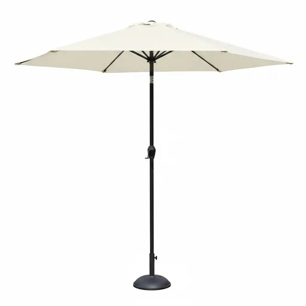 Culcita Crank and Tilt Garden Parasol 2.7 Metre - Cream | PASCCR269