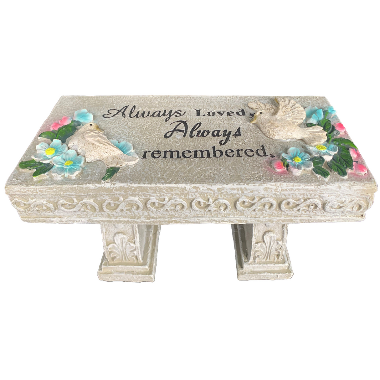 WGP Memorial Bench with Dove Grave Ornament | 6166
