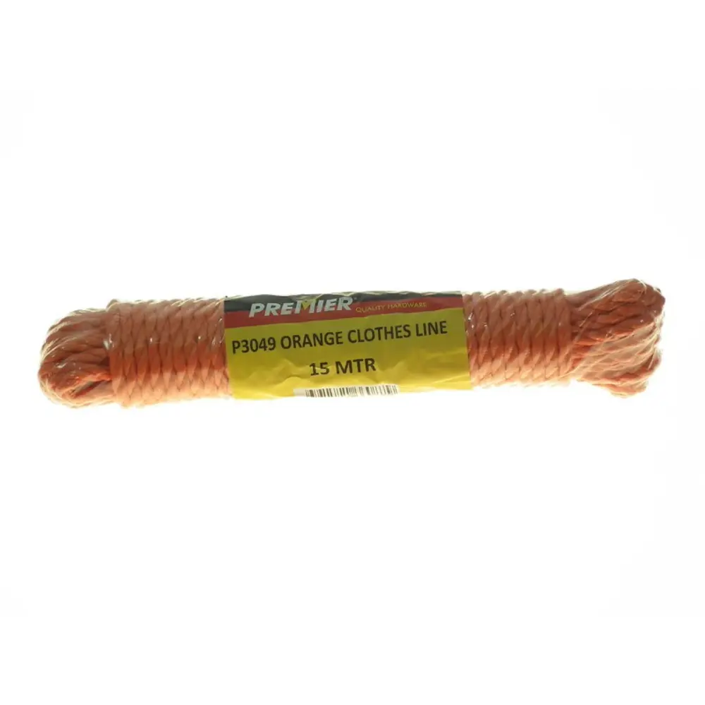 Premier Orange Clothes Line 15 Metre | 0249-08