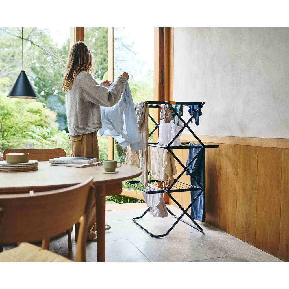 Joseph Joseph AirFrame Folding Clothes Airer with Long Garment Hanging Rails | 5000024JJ