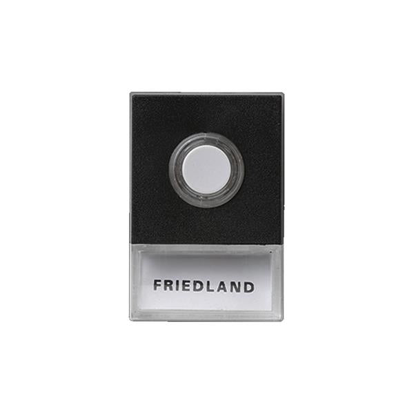 Honeywell Wired Door Bell Push Button Black | Lit Bell Push