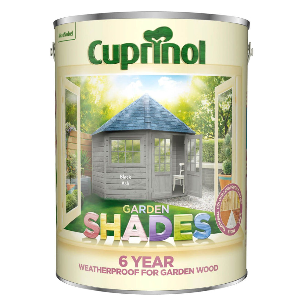 Cuprinol Garden Shades 5L - Black Ash | Shed & Fence Paint