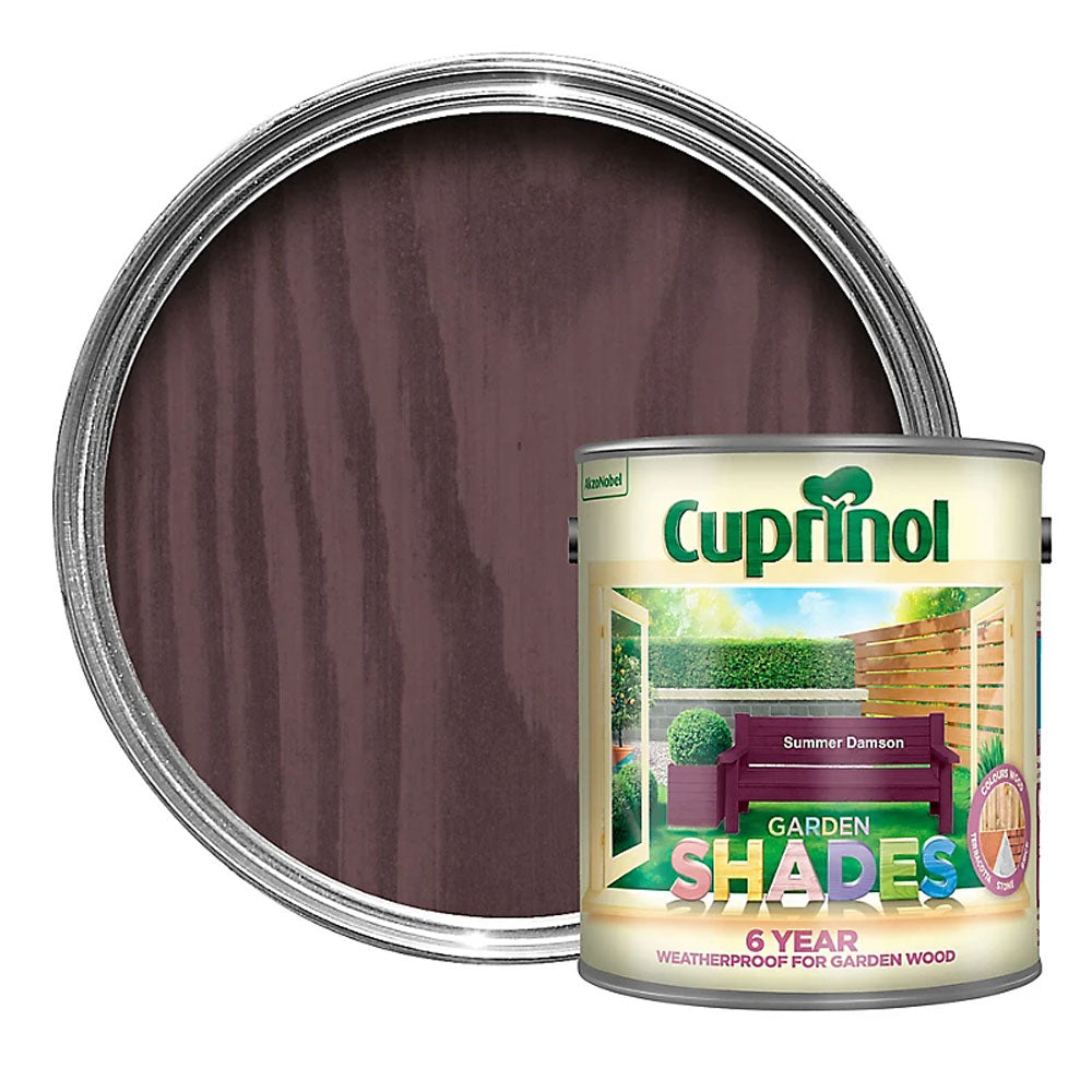 Cuprinol 2.5 Litre Garden Shades Woodstain - Summer Damson | 5122396