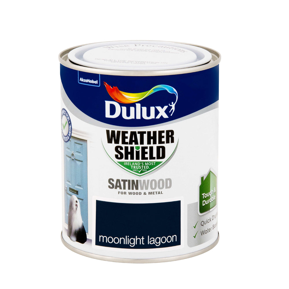 Dulux 750ml Weathershield Exterior Satinwood - Moonlight Lagoon | 5270112