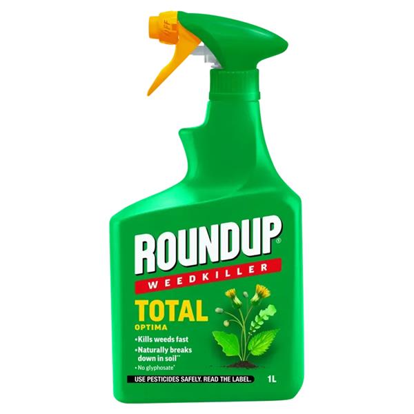 Roundup Total Optima Weedkiller Spray 1 Litre + 20% | 4106387