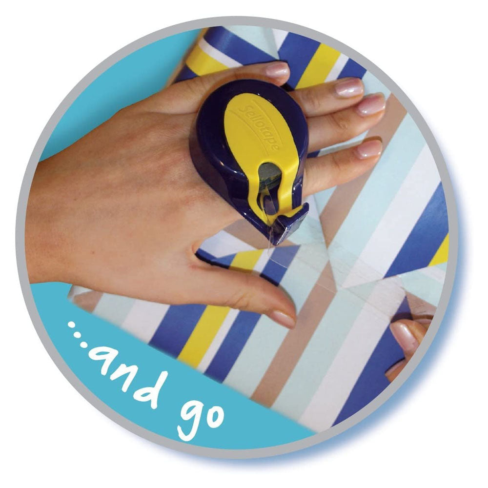 Sellotape on Hand Clip Dispenser 15 Metre x 18mm | 1642-04