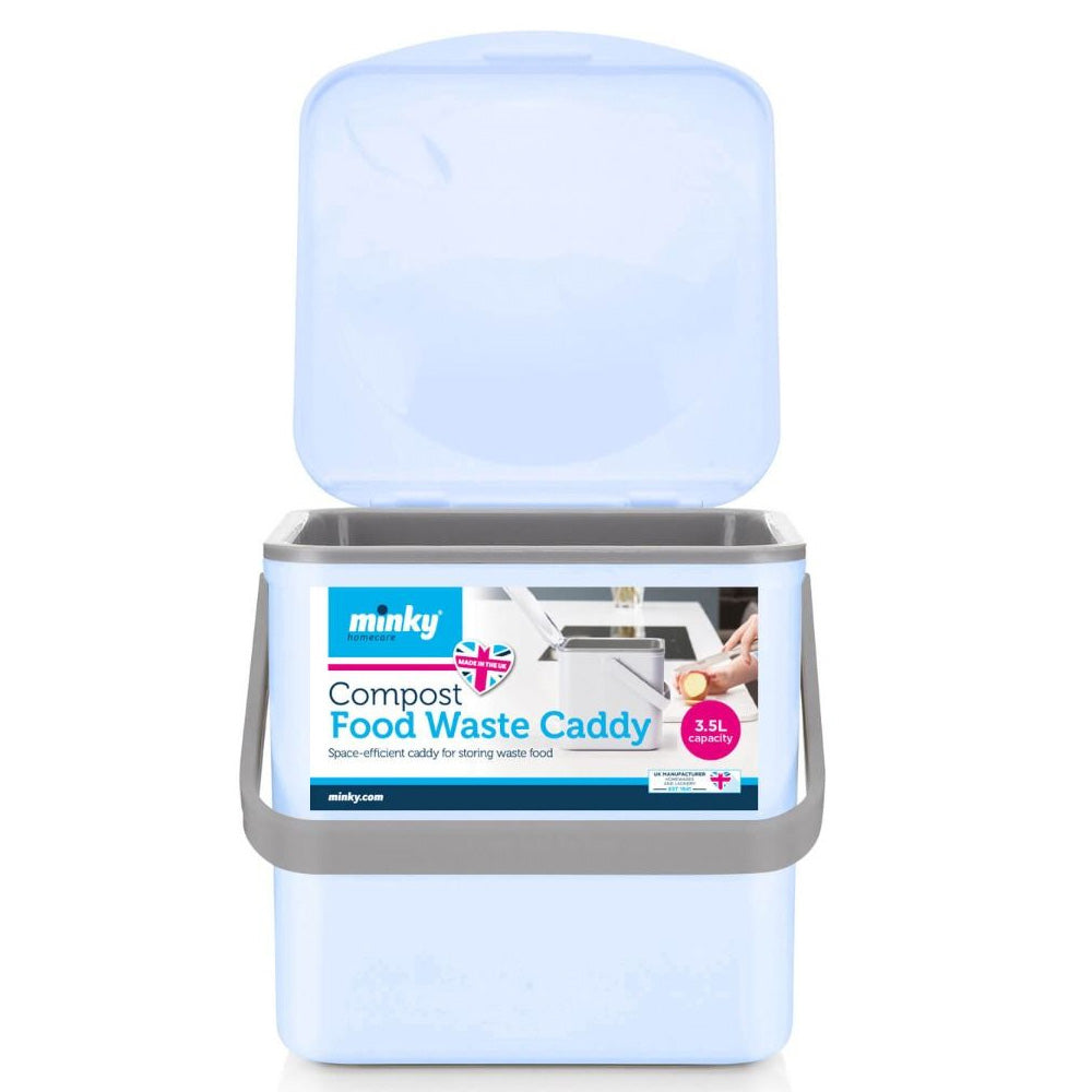 Minky Food Waste Caddy (Compost Bin) - Blue | MNK323898