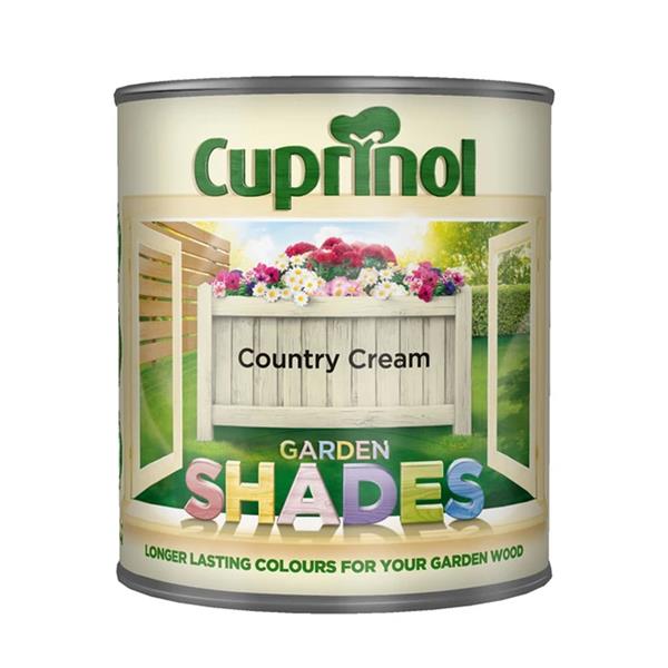 Cuprinol Garden Shades 1L - Country Cream | Shed Paint