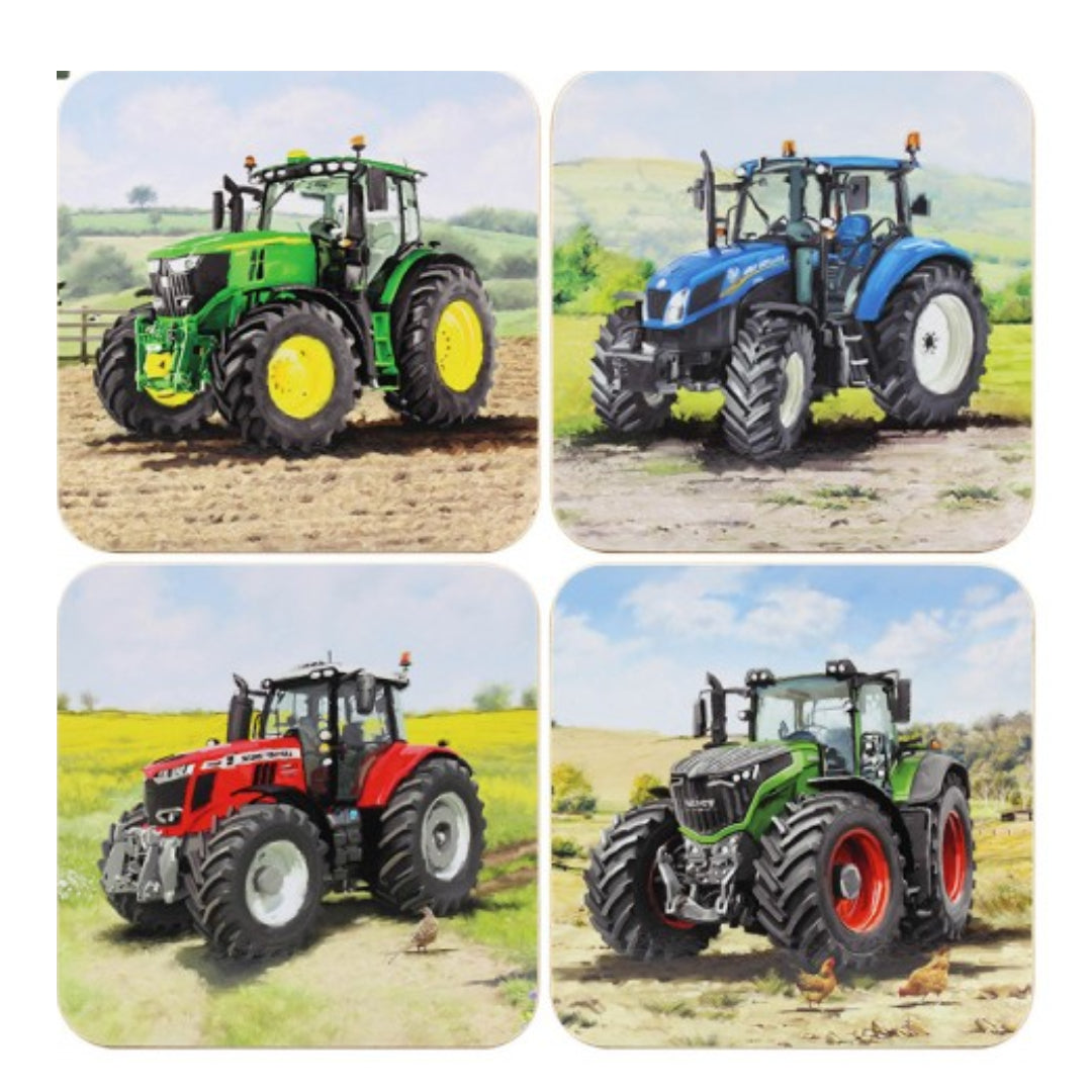 Dunlevy Set of 4 Coasters - Tractor | PG5192