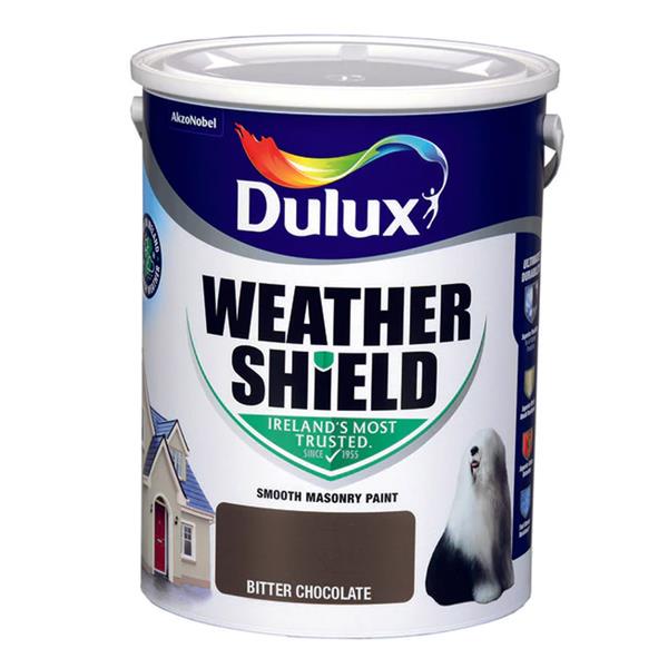 Dulux Weathershield Masonry 5L - Bitter Chocolate | Exterior