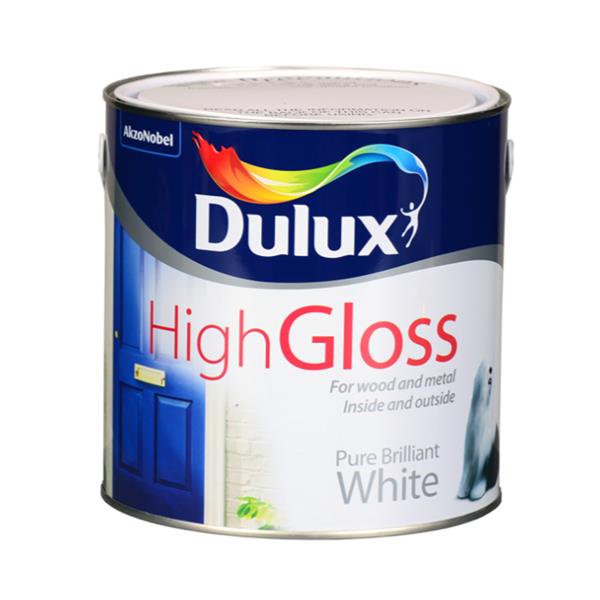 Dulux Gloss 2.5L - White | Wood & Metal High Shine Paint