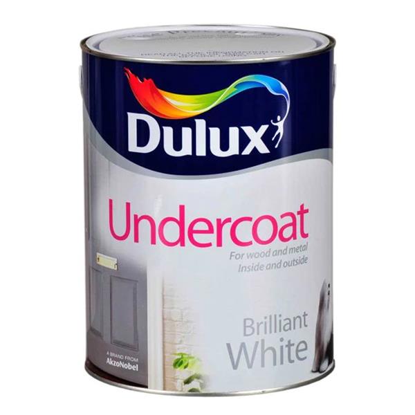 Dulux Undercoat 5L - White | Wood & Metal Base Coat