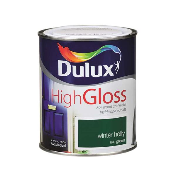 Dulux High Gloss 750ml - Winter Holly | Wood & Metal Paint