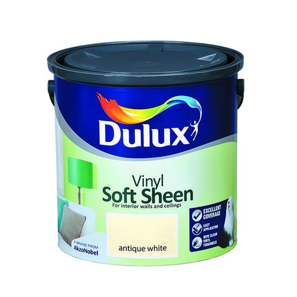 Dulux Soft Sheen 2.5L - Antique White | Wall Emulsion