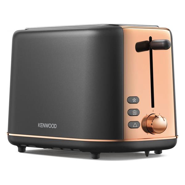 Kenwood Abbey Lux 2 Slice Toaster - Black / Rose Gold | TCP05.C0DG