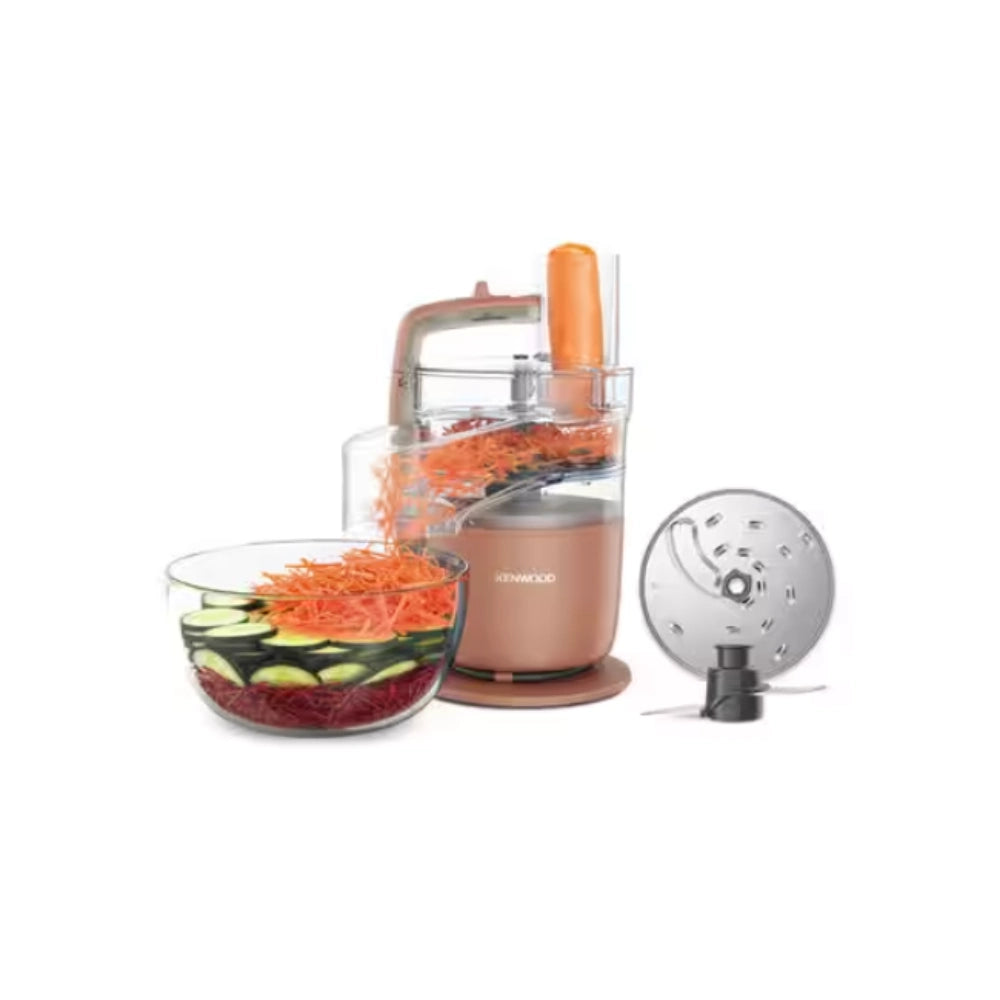Kenwood Multipro Go Food Processor & Chopper - Clay Red | FDP22.130RD