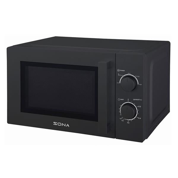Sona 20L 700W Microwave - Black | Solo Microwave Oven