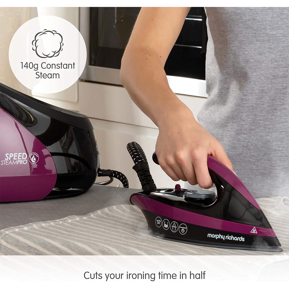 Morphy Richards AutoClean Speed Steam Generator Iron 3000W - Purple | 332102