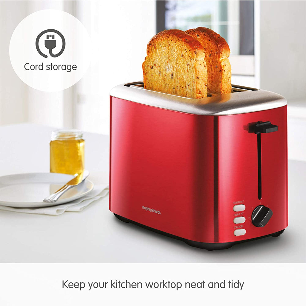 Morphy Richards Equip 2 Slice Toaster - Red | 222066