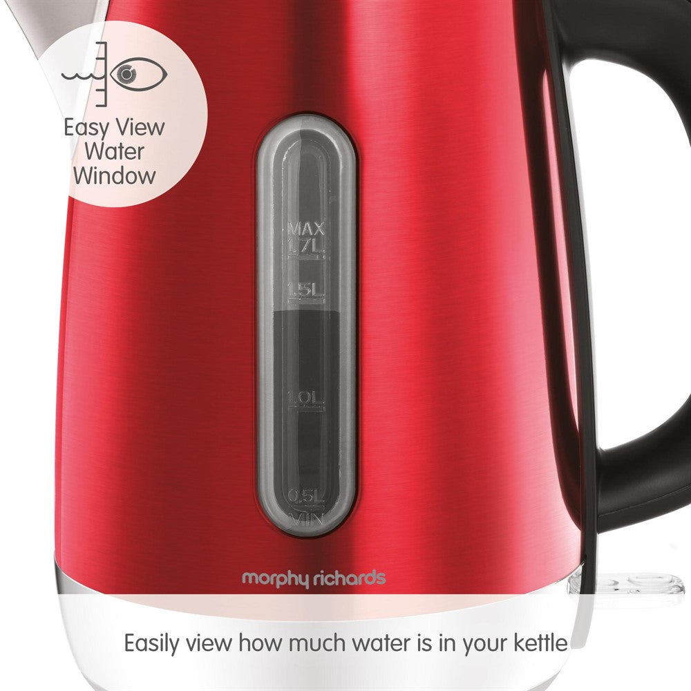 Morphy Richards Equip Electric Jug Kettle 1.7 Litre - Red | 102785