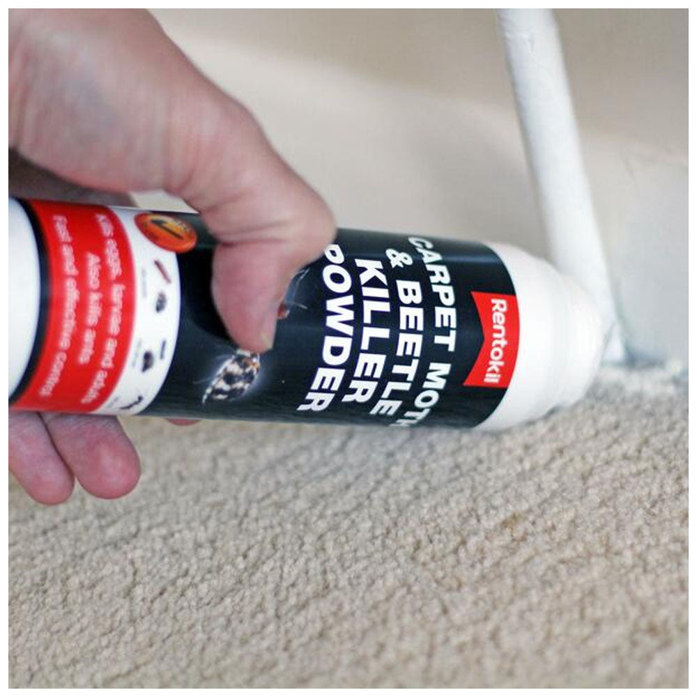 Rentokill Carpet Moth & Beetle Killer Powder 150g