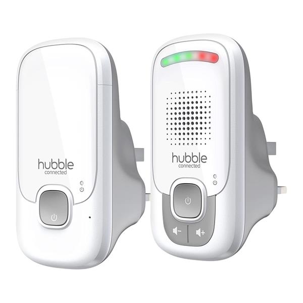 Hubble Smart Listen Audio Baby Monitor - White