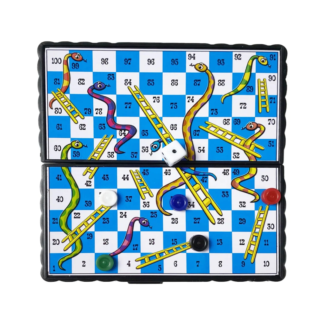 University Games Magnetic Snakes and Ladders Travel Game | 0851