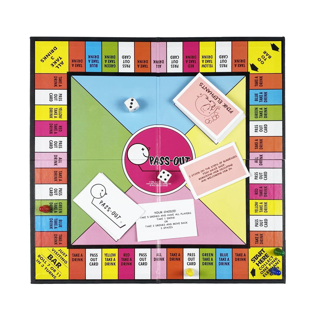 University Games Frank Bresee's Pass Out Adult Board Game | 1200