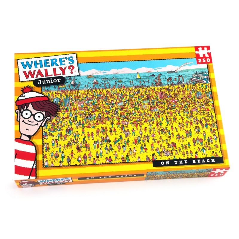University Games Where's Wally On the Beach Jigsaw Puzzle 250 Piece