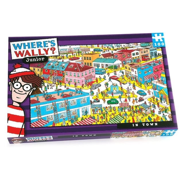 University Games Where's Wally In Town Jigsaw Puzzle 100 Piece