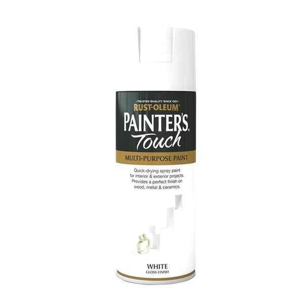 Rustoleum Painters Touch Spray Paint 400ml - Gloss White