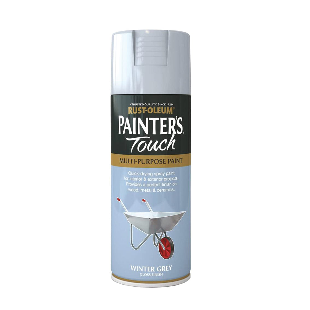 Rustoleum Painters Touch Multi-Purpose Spray Paint 400ml - Winter Grey | PTOU044