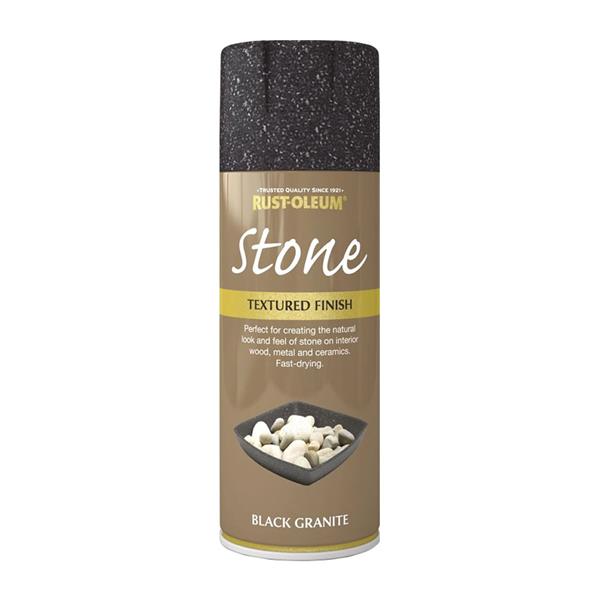 Rustoleum Textured Finish Spray Paint 400ml - Black Granite |