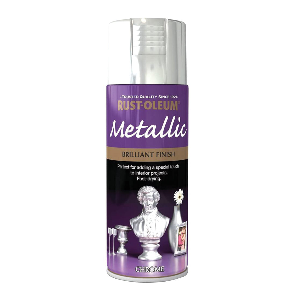 Rustoleum Painters Touch Multi-Purpose Spray Paint 400ml - Metallic Chrome | PTOU018