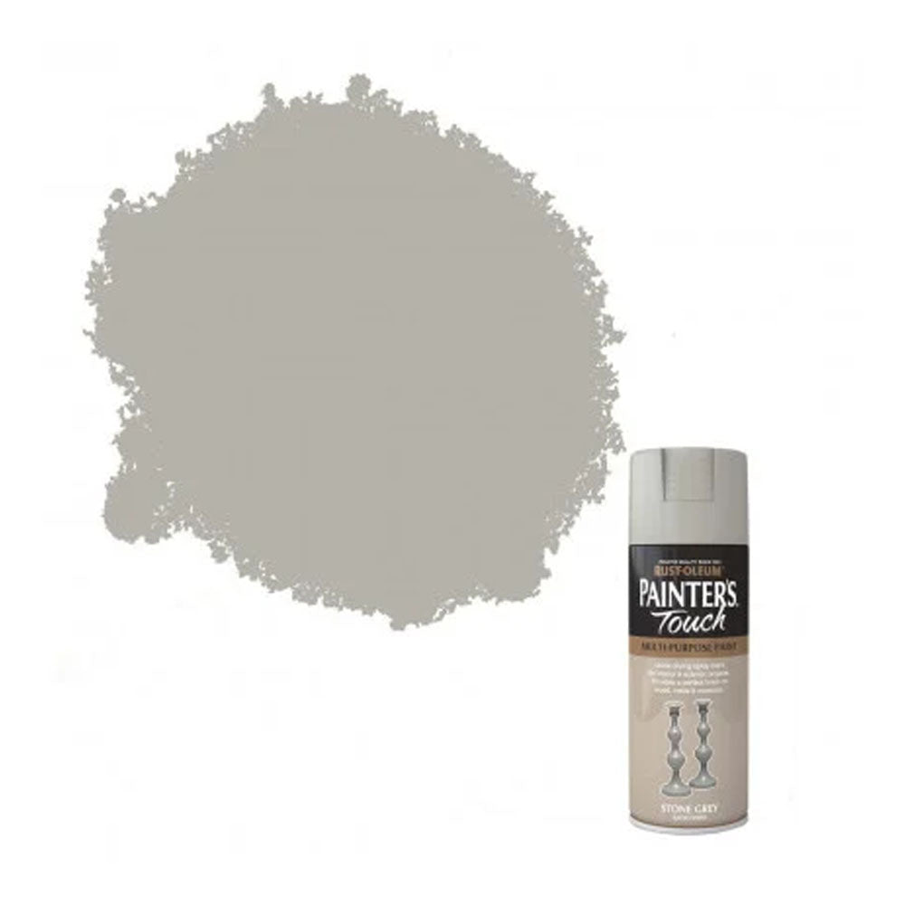 Rustoleum Painters Touch Multi-Purpose Spray Paint 400Ml - Stone Grey | PTOU214