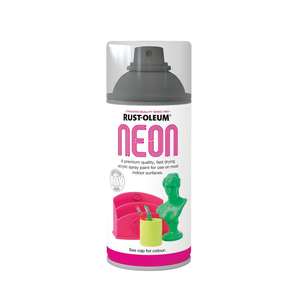 Rustoleum Neon Effect Spray Paint 150ml - Satin Pink | PTOU309