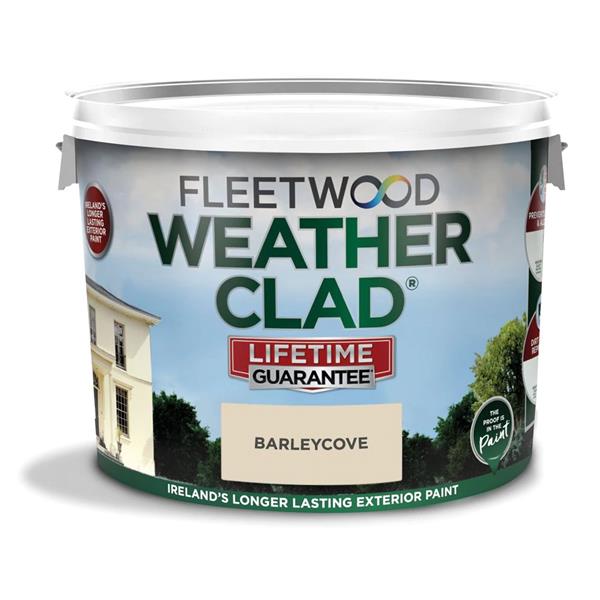 Fleetwood Weatherclad Masonry Paint 10L - Barley Cove