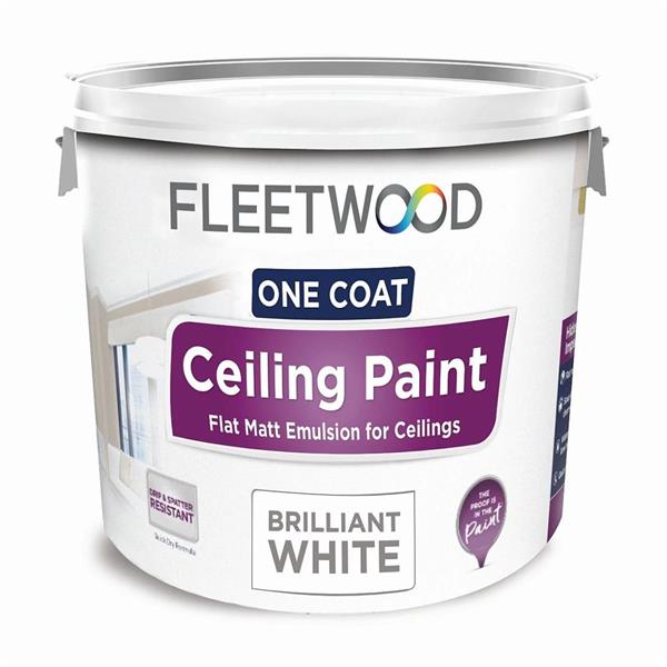Fleetwood Ceiling Paint 10L - Brilliant White | Matt