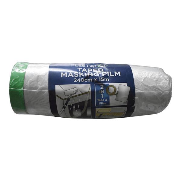 Fleetwood Taped Masking Film 240cm x 15m | Dust Sheet