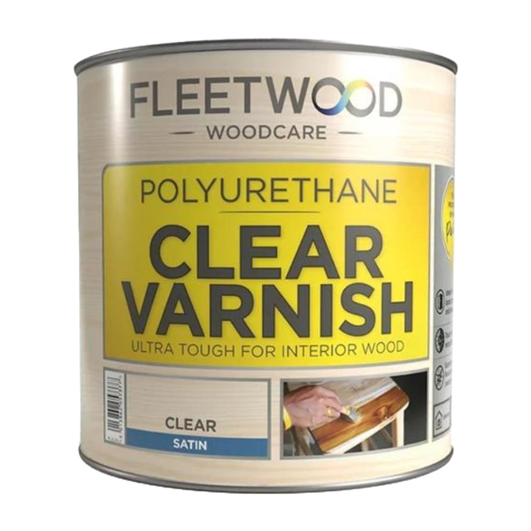 Fleetwood Polyurethane Varnish Clear Satin 2.5 Litre | VPS25C