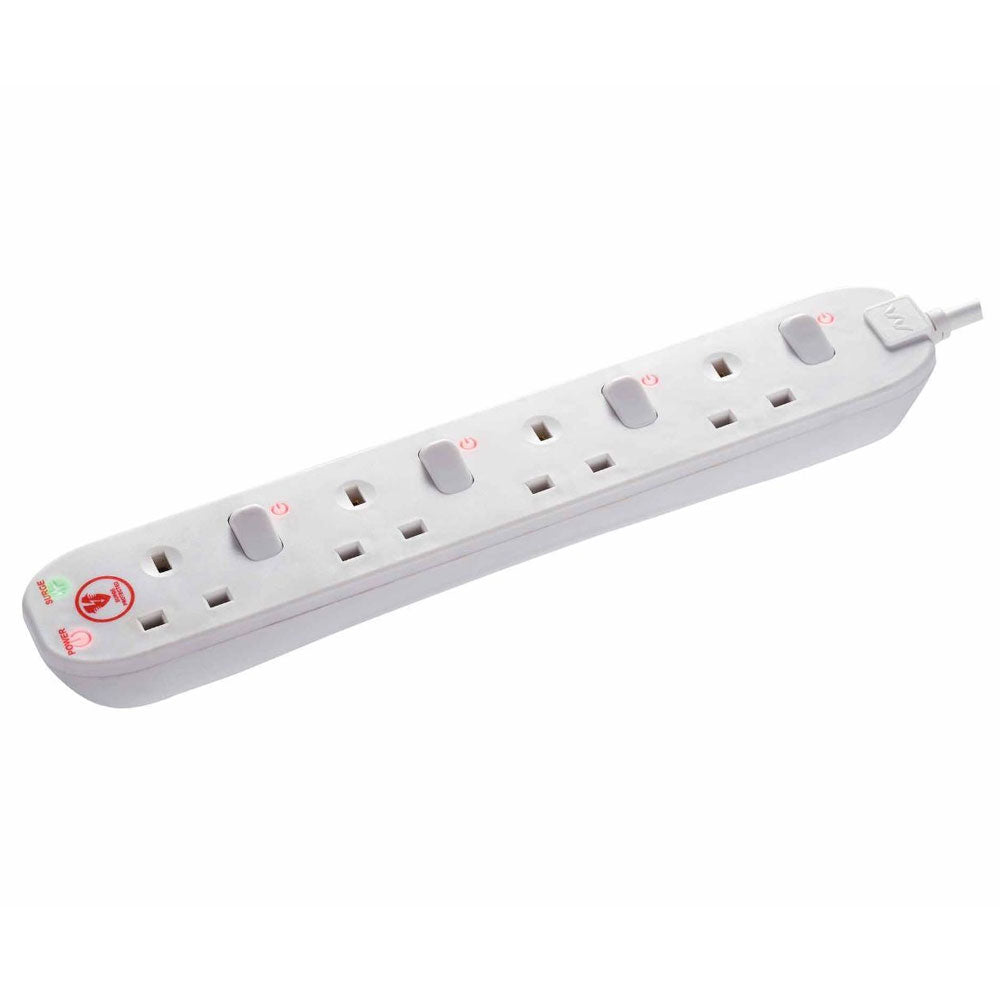 Masterplug 4 Gang 2 Metre Switched Extension Lead | LCESWC4210N