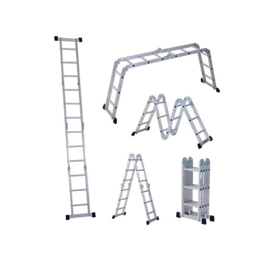 Buildsure Foldable Multi Purpose 4 Way Ladder with Scaffold Plates | 50150
