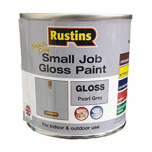 Rustins Quick Dry Gloss Paint 250ml - Pearl Grey | Heavins