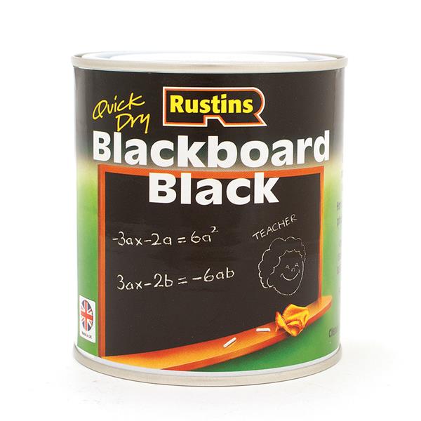 Rustins Blackboard Paint 250ml - Black | Chalkboard Paint