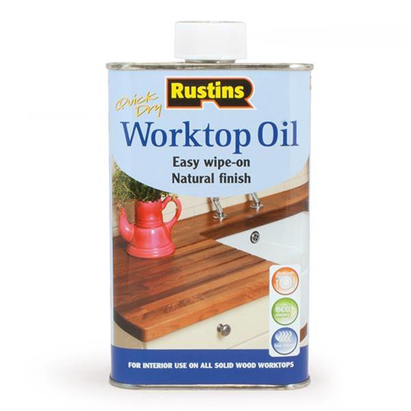 Rustins Worktop Oil 1 Litre | Natural Wood Worktop Finish